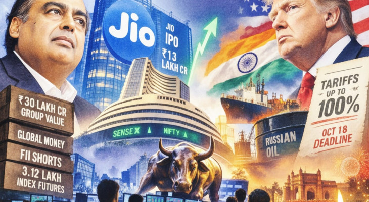 Ambani heirs lead Jio's ₹13-lakh-crore IPO roadshow as Piyush Goyal races to finalize US trade deal before October 18 tariff deadline